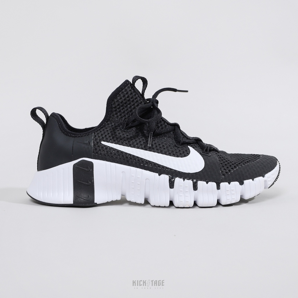 NIKE FREE METCON 3 黑底白勾 健身鞋 重訓 訓練鞋 男鞋【CJ0861-010】KS