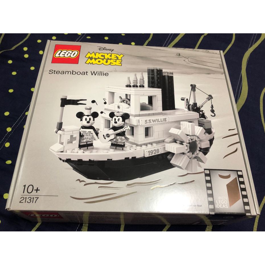 樂高Lego- IDEAS 全新未拆21317 米奇米妮威利蒸氣船
