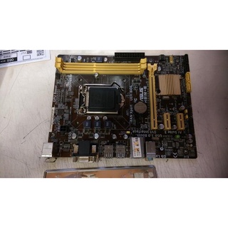華碩H81M-E 全固態主機板 /1150/DDR3/U3S3 含擋板 二手良品