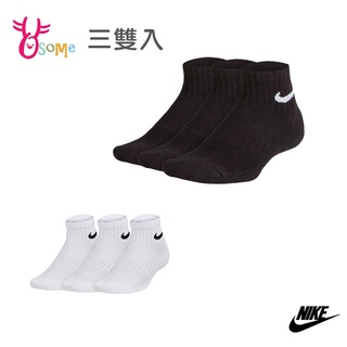 NIKE襪子 運動短襪 基本款 (三雙入) 彈性足弓帶 EVERYDAY 運動襪 訓練襪 排汗 透氣 SX484