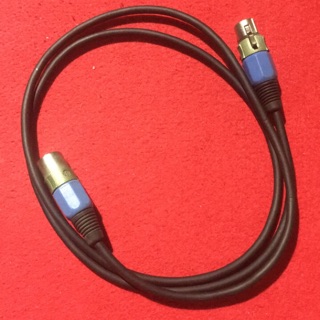 二手 無線麥克風主機 混音器mixer canon線 6.3mm 3.5 訊號線 2T2S 日本線材 轉接線 黑色鍍金頭