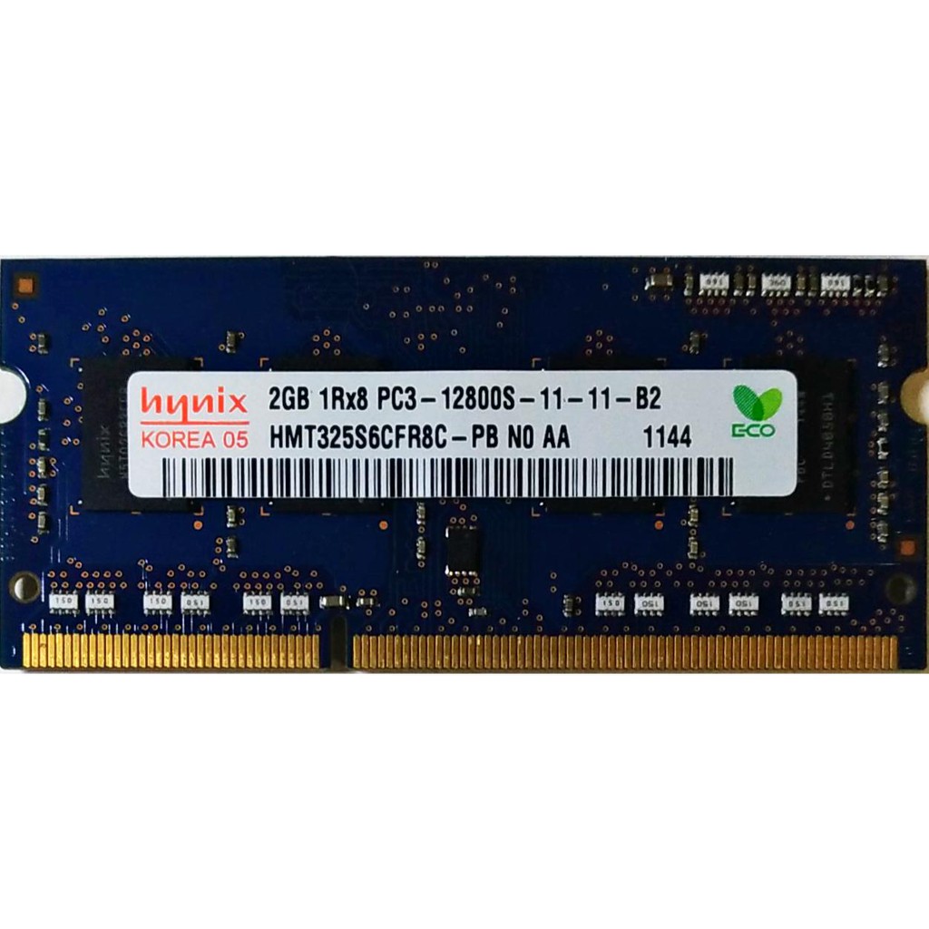 金士頓 2GB DDR3 12800S (筆電用)