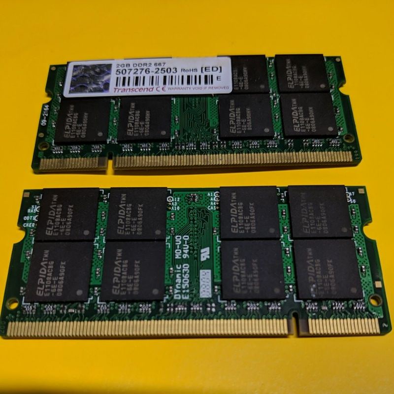 筆電 DDR2 667 2G