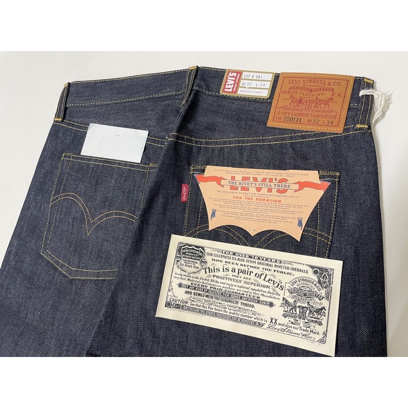 Levis vintage clothing 1944 501 shrink 