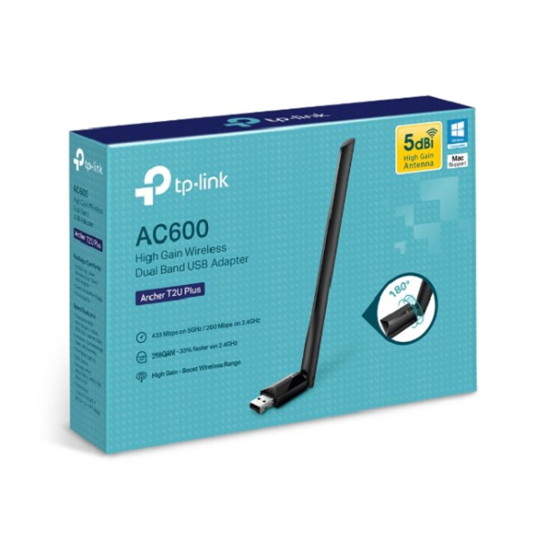 TP-Link Archer T2U Plus AC600  雙頻wifi網路USB無線網卡