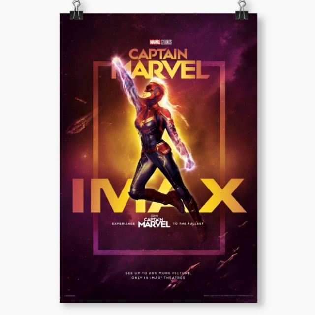 驚奇隊長 海報 MARVEL 限量 絕版 IMAX 威秀 影城 影迷限定收藏 首映 粉絲限定 絕無僅有 數量有限 全新品