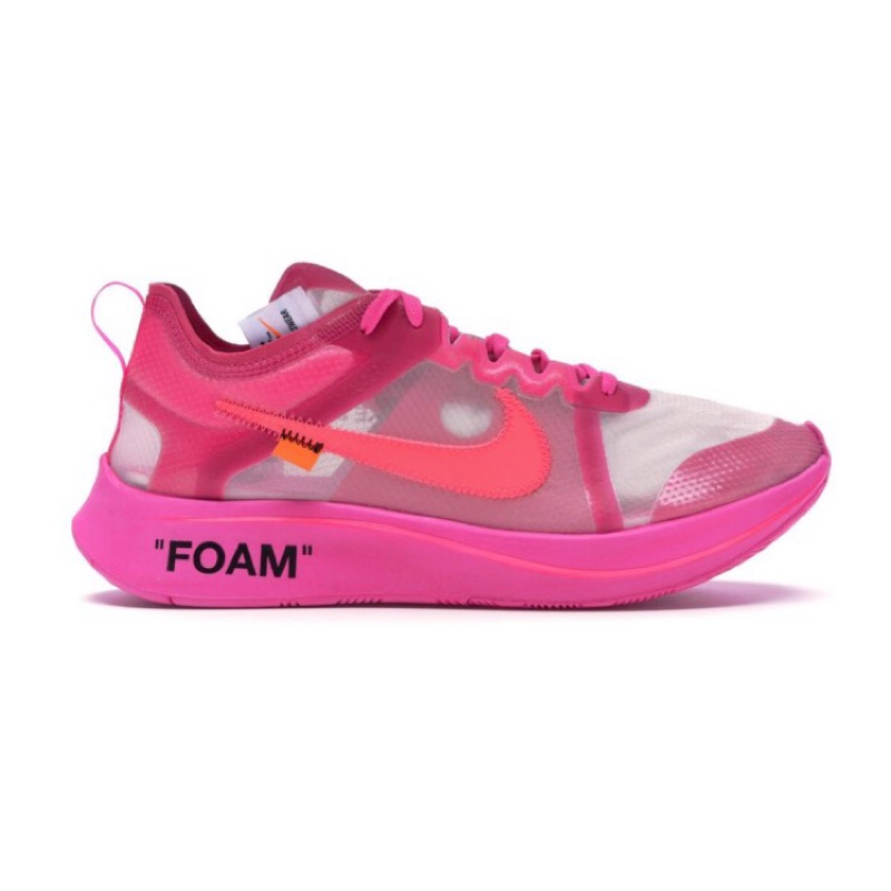 off white zoom fly pink