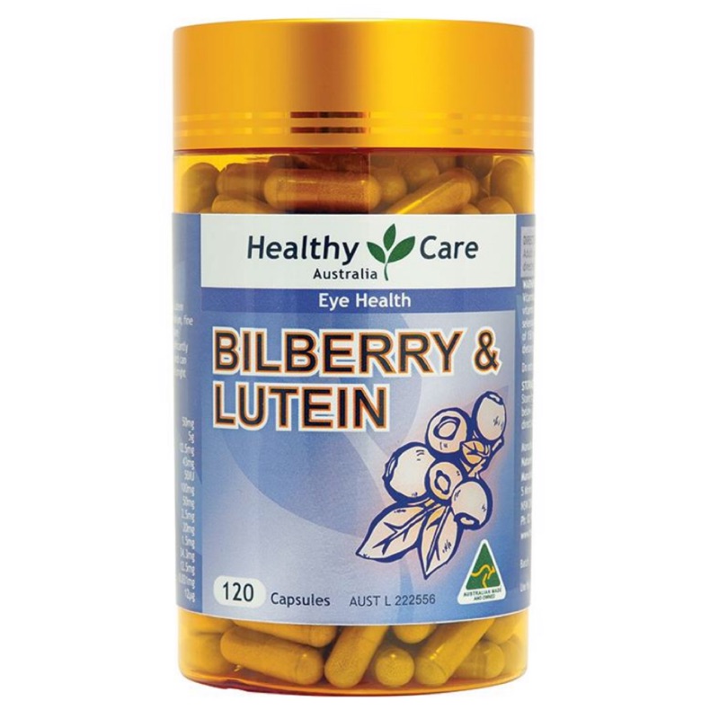 代購 Healthy Care Bilberry &amp; Lutein 120 Capsules