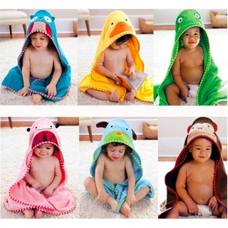 🎀Momo House 寶寶嬰兒沐浴純棉連帽浴巾 可愛動物造型
