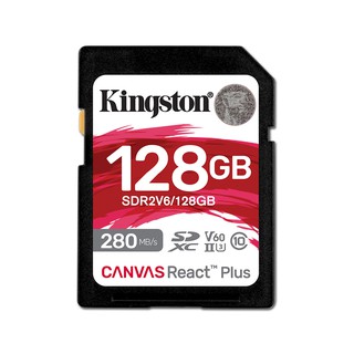 金士頓 128GB Canvas React Plus SDXC UHS-II V60 U3高速記憶卡 現貨 廠商直送