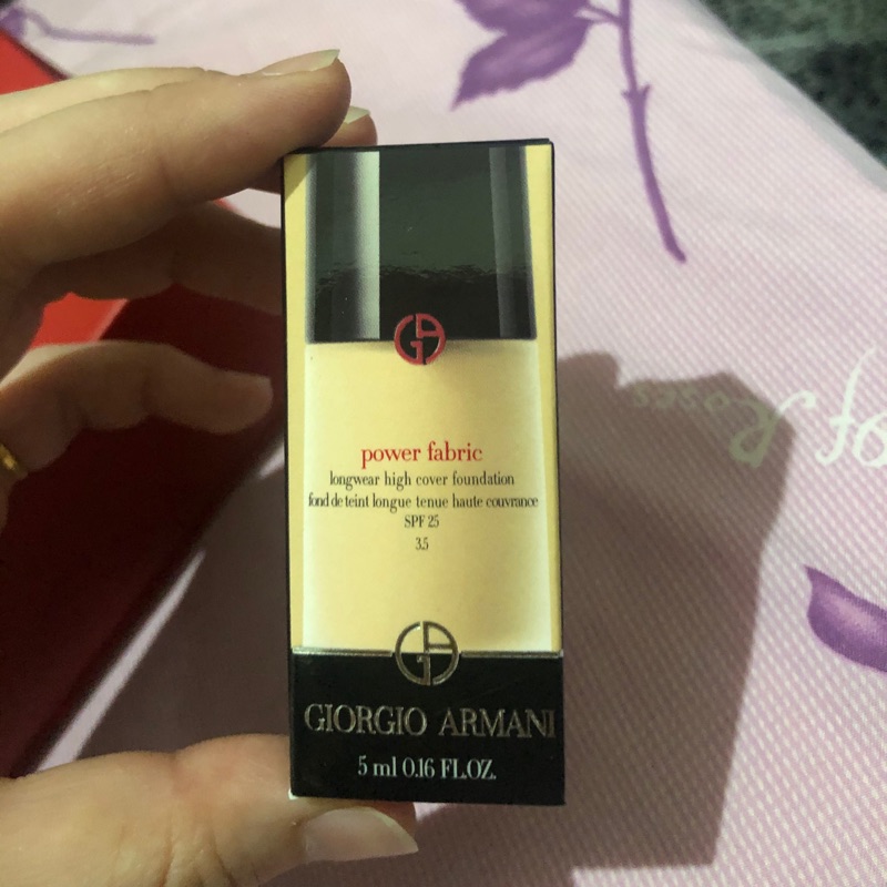 全新～Giorgio Armani 完美絲絨水慕斯粉底液3.5