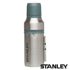 【美國 Stanley】真空保溫咖啡瓶組 1L『不鏽鋼原色』1001699 露營 戶外 保溫瓶 保冷 保冰 熱水壺 旅遊
