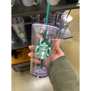 [現貨在台]Starbucks星巴克實拍環保杯外帶杯隨行杯子經典雙層冷水杯 473ml/710ml