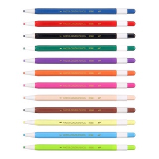 【二加一文具】色鉛筆 NP-1001 單支 按壓水溶性色鉛筆 SKB 按鍵式 色鉛筆 水溶性 免削色鉛筆