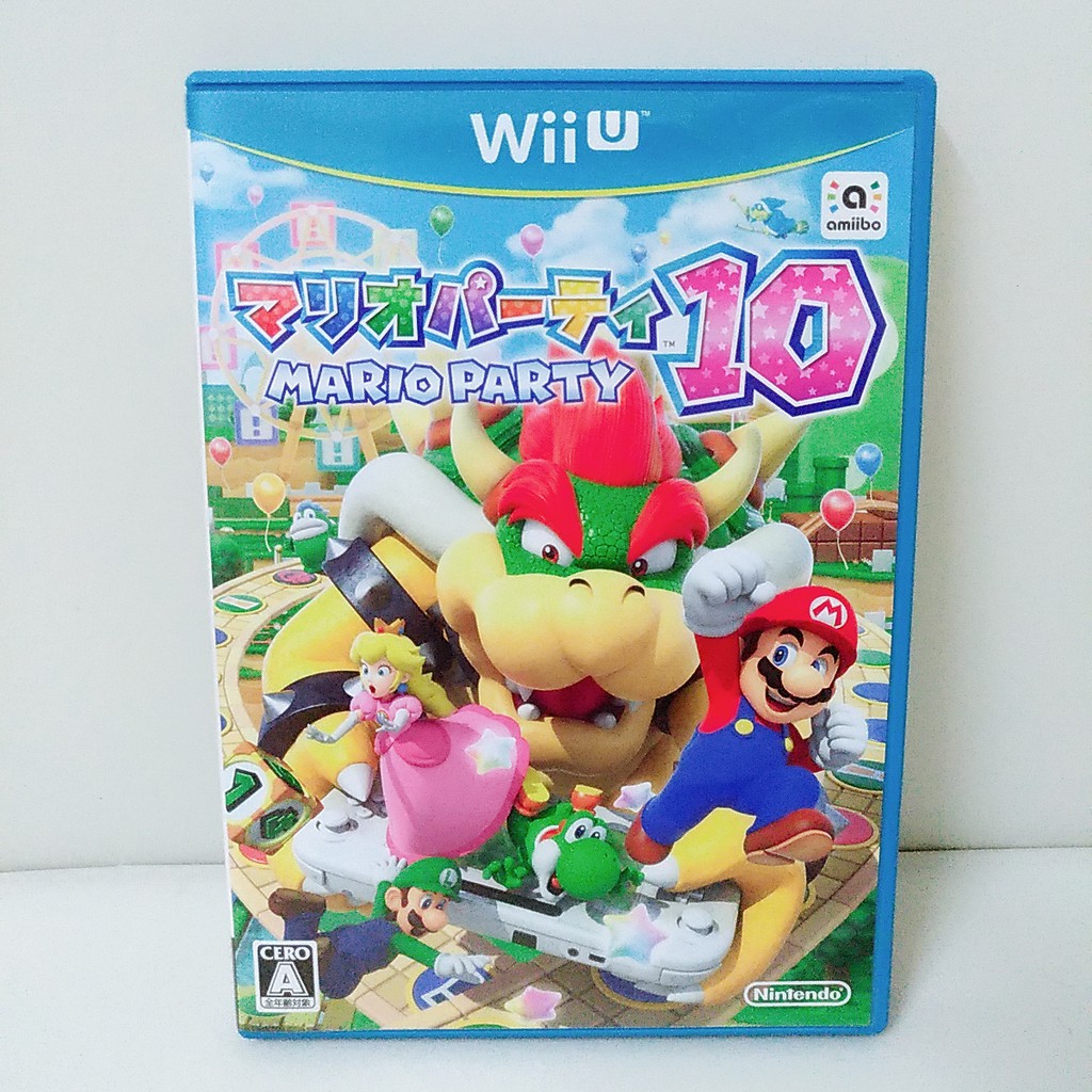 Wii U 瑪利歐派對10 日文版 二手 Mario Party 10