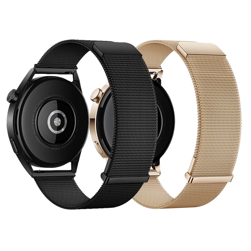 Garmin Vivomove 3 HR Luxe Sport Style 錶帶 20mm 22mm 不鏽鋼 磁吸 快拆