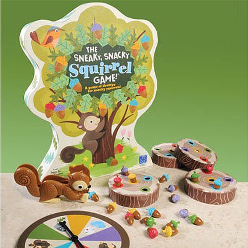 聚聚玩具【福利品】特價 小松鼠堅果桌上遊戲 - 顏色配對 桌遊