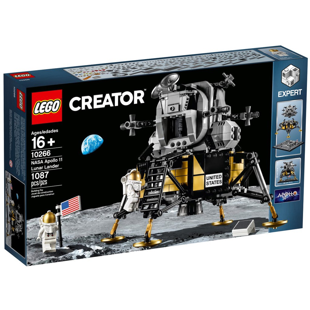 【玩具偵探】(預購者限定) 公司正版貨 10266 LEGO 創意系列 NASA 阿波羅11號登月小艇