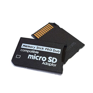 Adaptateur MicroSD Vers Memory Stick Pro Duo CR-5400 - Double Slot Pour PSP - Compatible Sony