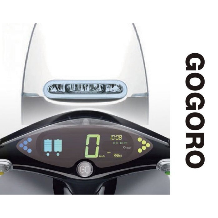 gogoro 燈膜 + 儀表板 + 底盤前方 保護貼 (含GO啓動鍵)