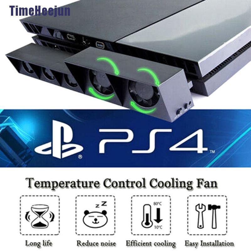 Thj 用於ps4 5 Fan Playstation 散熱外部turbo 溫度冷卻器therm 蝦皮購物
