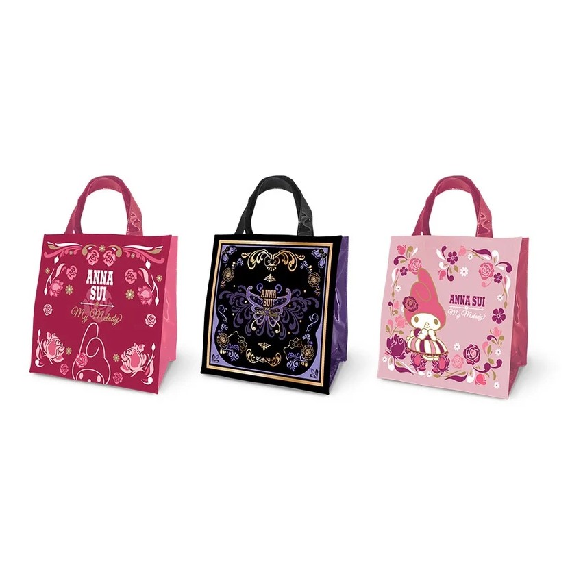 🦋&lt;現貨&gt; 7-11 ANNA SUI X 三麗鷗時尚聯萌集點 限量時尚托特手提袋 手提袋 7-ELEVEN