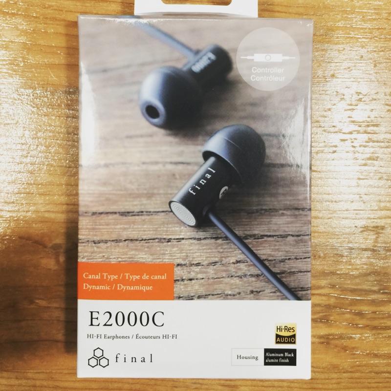 10%回饋 Final E2000 耳道式耳機 E2000C 入耳式耳機 線控麥克風｜劈飛好物