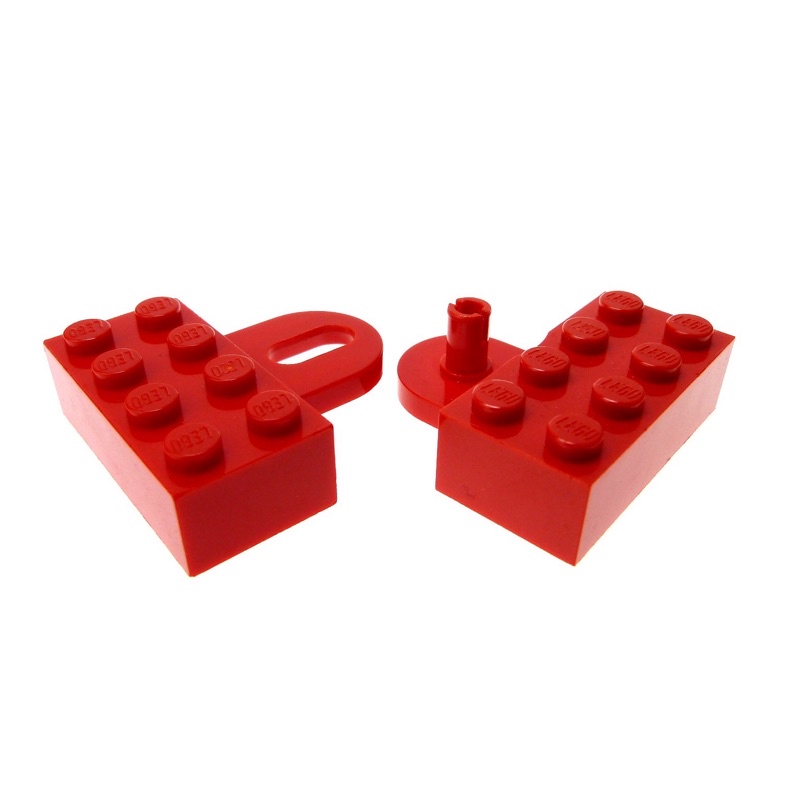 《安納金小站》 樂高 LEGO 紅色 4747 + 4748 車 連結 插銷 車子 特殊 老物 二手 零件