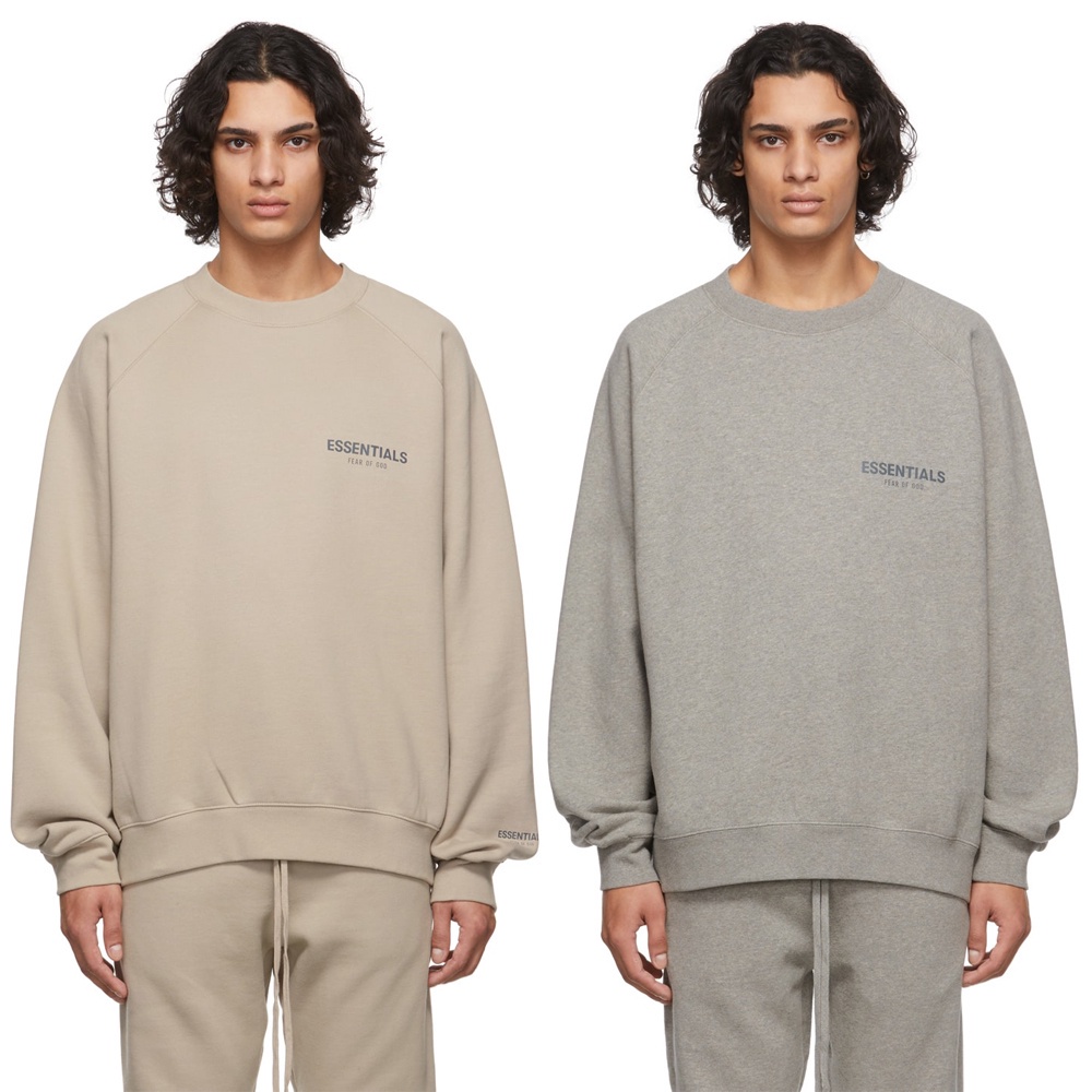 ☆AirRoom☆【現貨】FEAR OF GOD ESSENTIALS Logo Crewneck 大學T