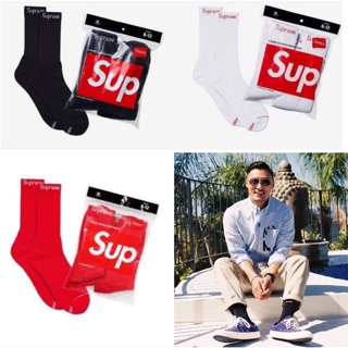 {OGC} Supreme FW19 紅色LOGO 黑色LOGO 白色LOGO 長襪 單雙 一組