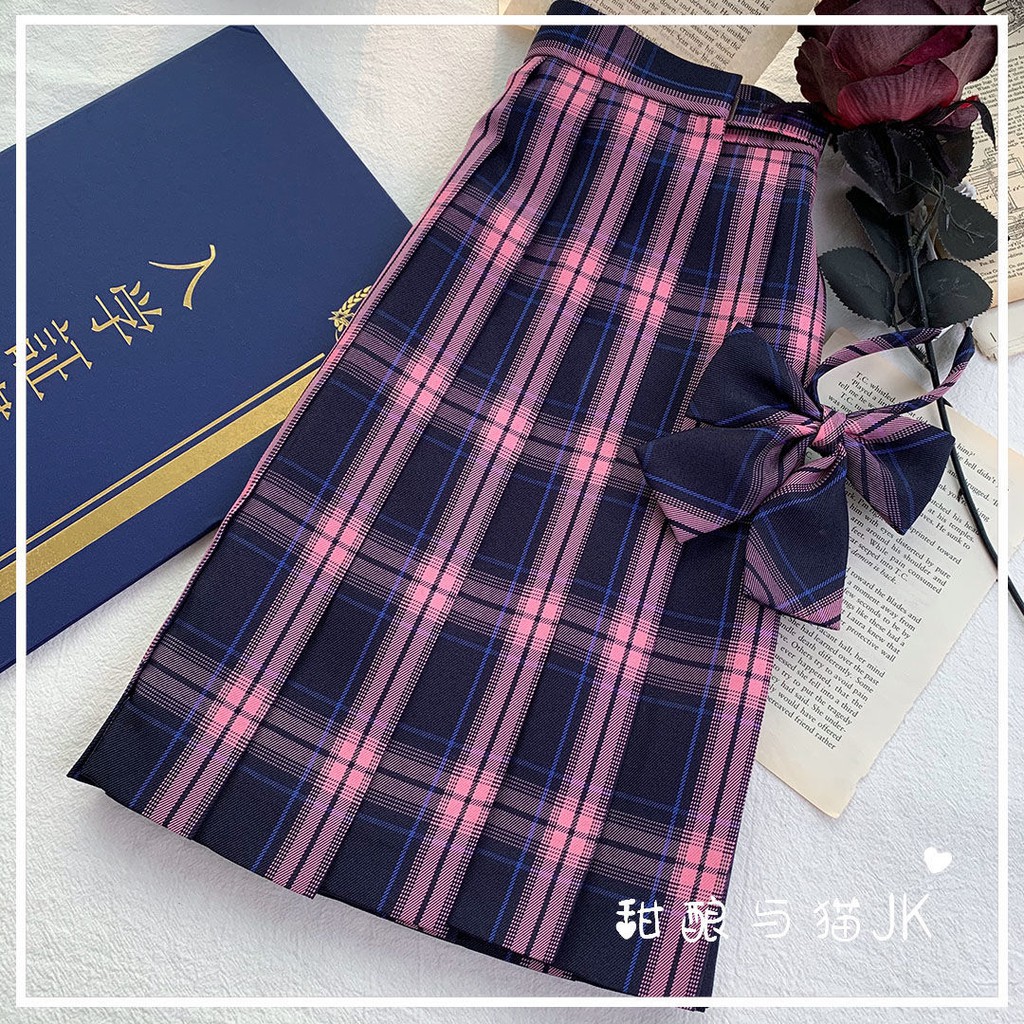 上新 桃沢學姐 甜釀與貓jk制服格裙日系正統學生女校服辣妹風jk格裙 10天內發貨 蝦皮購物