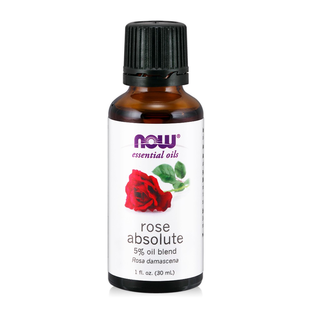 【NOW】5%大馬士革玫瑰調和精油 Rose Absolute Oil 30ML 香氛/芳香調理/美國原瓶原裝