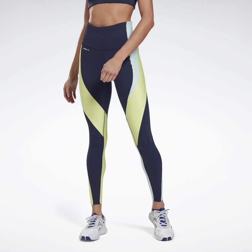 REEBOK LES MILLS® HIGH-RISE LEGGINGS 萊美 女款 緊身褲 運動褲 彈性 GN5967