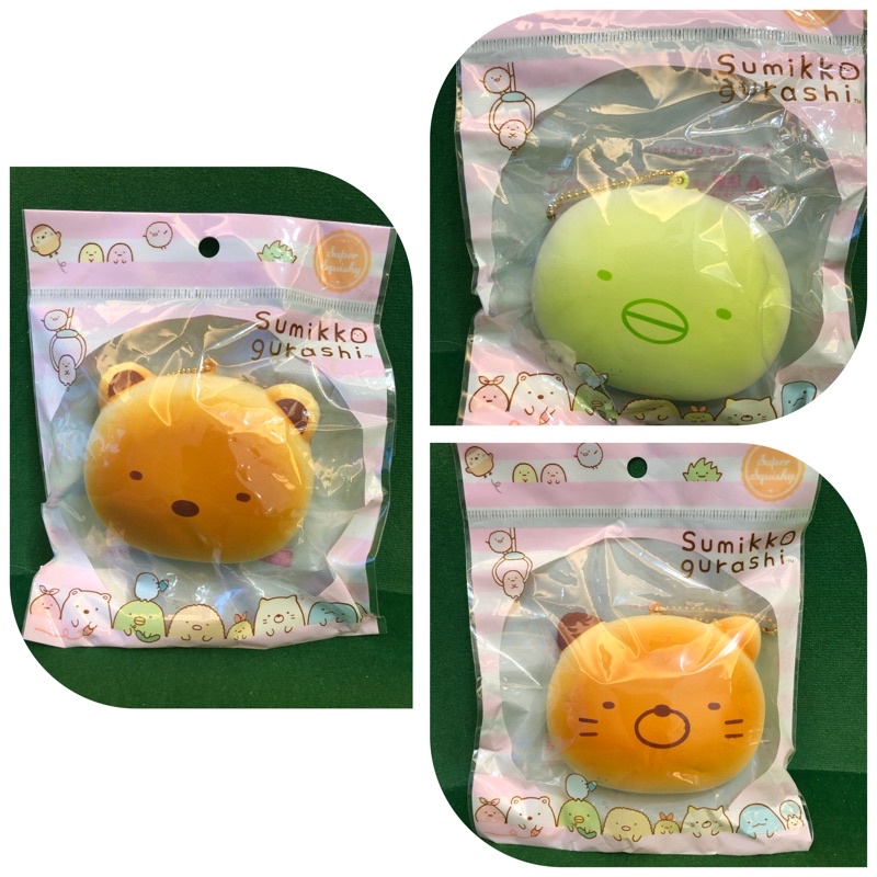 san-x sumikkurashi 角落生物 軟軟吊飾 貓咪 烤焦白熊  企鵝 SQUISHY 軟軟 日本進口 正版