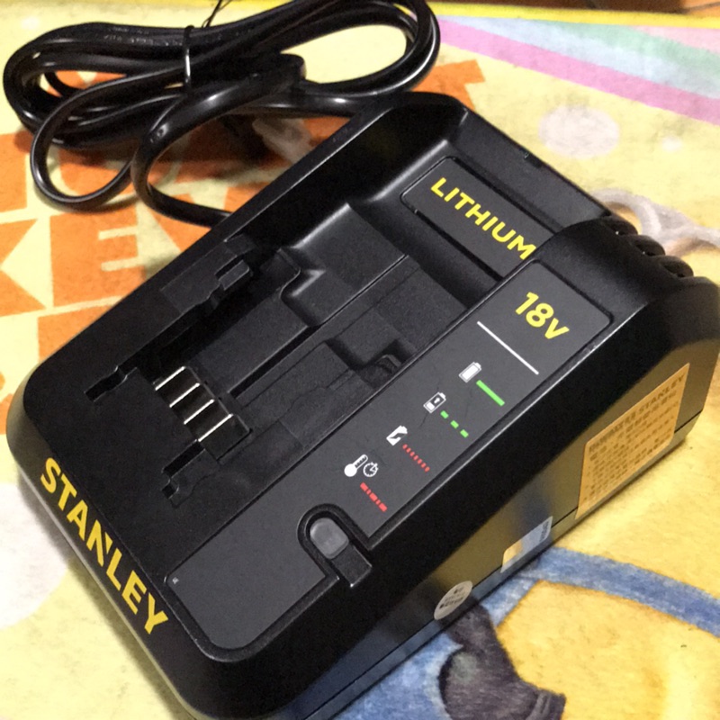 全新 STANLY 史丹利18V充電器（台灣公司貨）適用史丹利18V 20V 系列工具電池