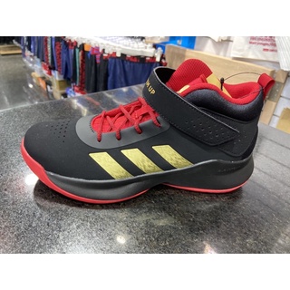 ADIDAS CROSS EM UP 5 K 中童 籃球鞋 GZ0119 黑紅 魔鬼氈