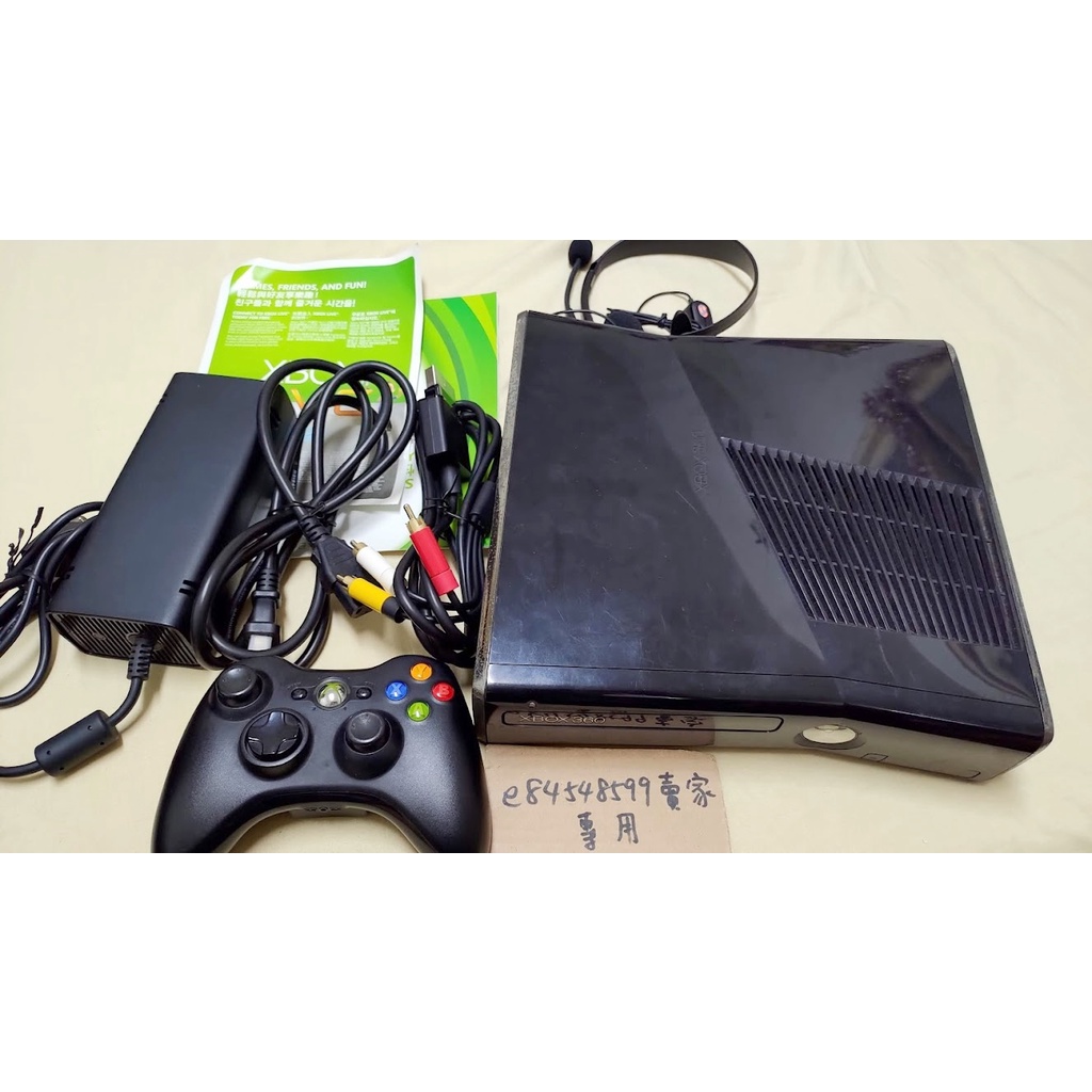 XBOX360 X360 Slim 薄型 薄機 主機 250GB 250G 原廠 硬碟 盒裝 附原廠無線手把 控制器