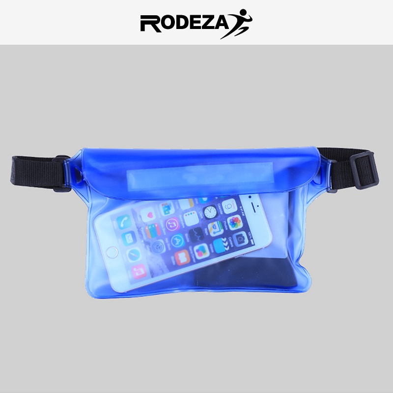 手機防水袋浮潛游泳防水防雨手機袋腰包漂流溫泉通用潛水腰包耐磨