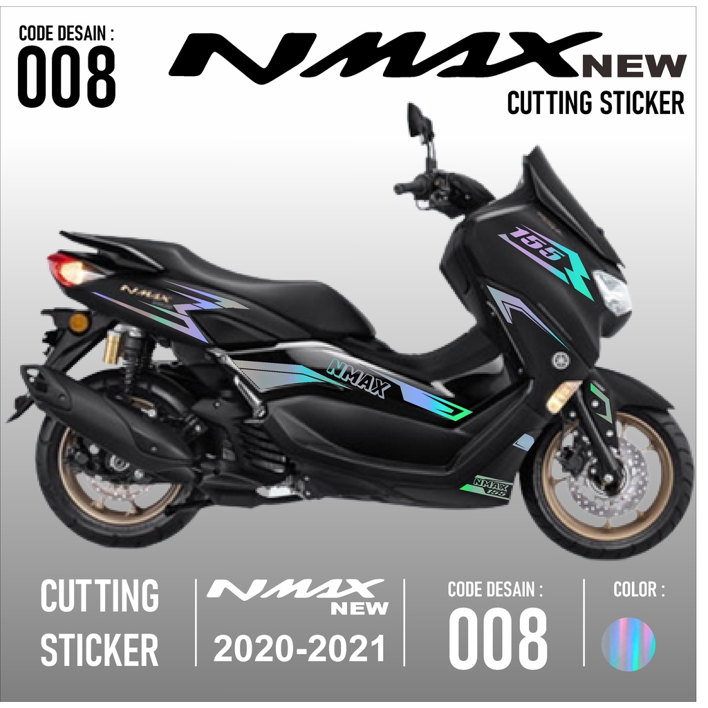 山葉 切割貼紙 Nmax 新摩托車配件貼紙雅馬哈全新 Nmax 貼紙條紋 Lis 變體切割貼紙 Nmax 新 2020