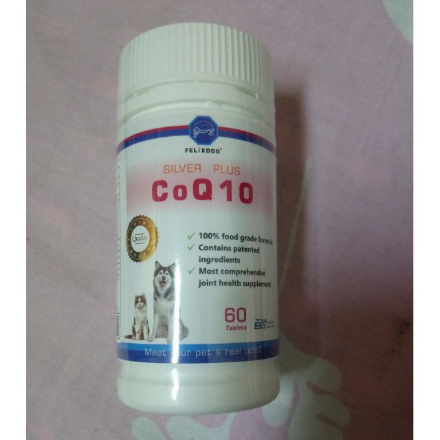 [現貨3罐]FelixDog骨力勁 SILVER plus CoQ10-60錠(膠原蛋白)