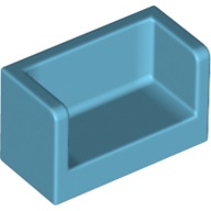 磚家 LEGO 樂高 中間天空藍色 Panel 1x2x1 面板 壁板 Corner 23969 35387 35391