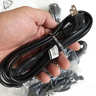 三星 Samsung 原裝1.5米 AC電源 兩孔8字電源線 液晶電視 電源線 單彎頭 純銅 0.824芯 適用液晶電視