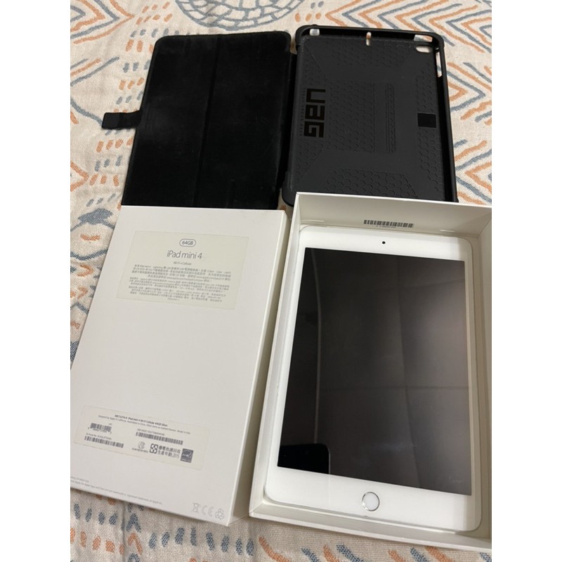 《二手》iPad mini 4 (64g)WiFi+cellular銀色