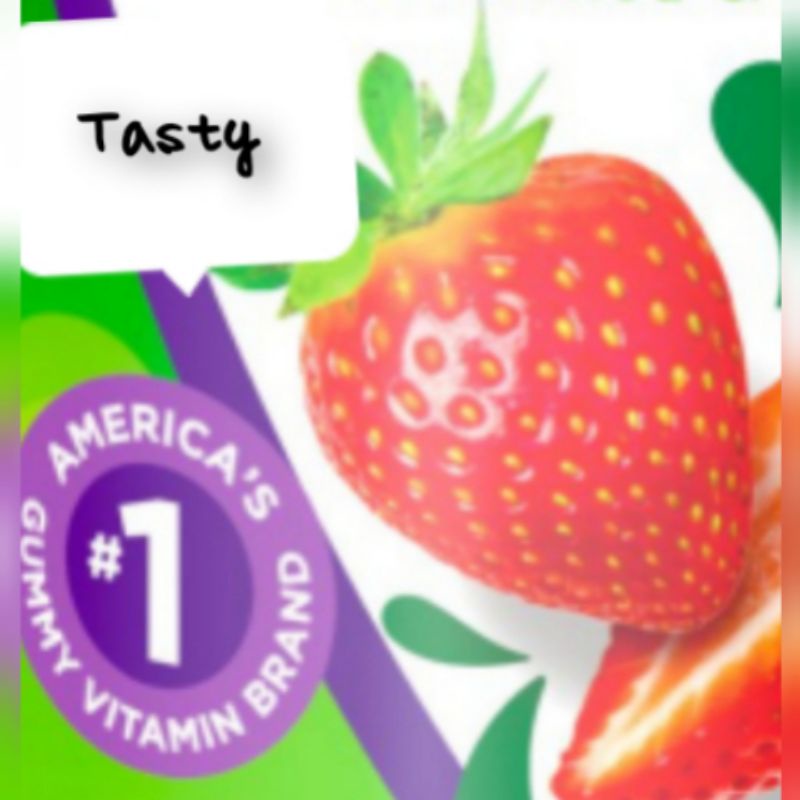 美國進口 VitaFusion 草莓軟糖 10 mg 舒眠 好味好眠好心情