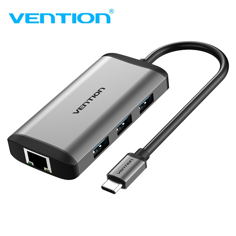 威迅六合一多功能擴展塢新款MacBook Pro轉接器 Type-C轉HDMI 3xUSB3.0 PD RJ45網路