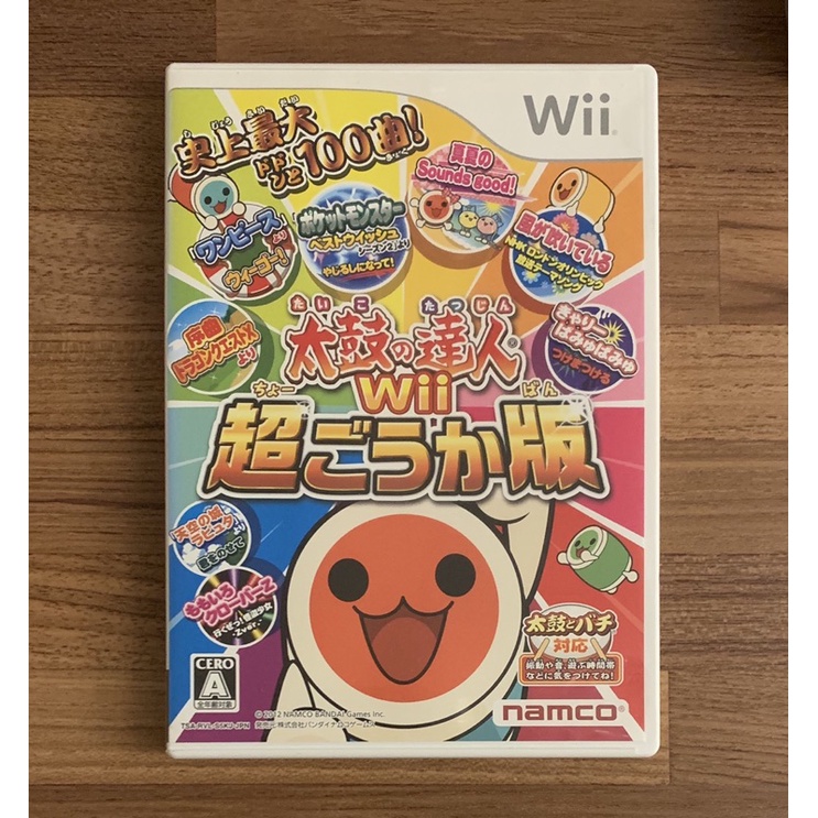 Wii 太鼓達人 5代目 超豪華版 太鼓達人5 太鼓之達人 正版遊戲片 原版光碟 日文版 日版適用 二手片 任天堂
