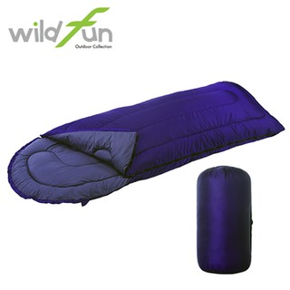 露遊GO~ WildFun 野放加大型舒適睡袋 700g (紫色)