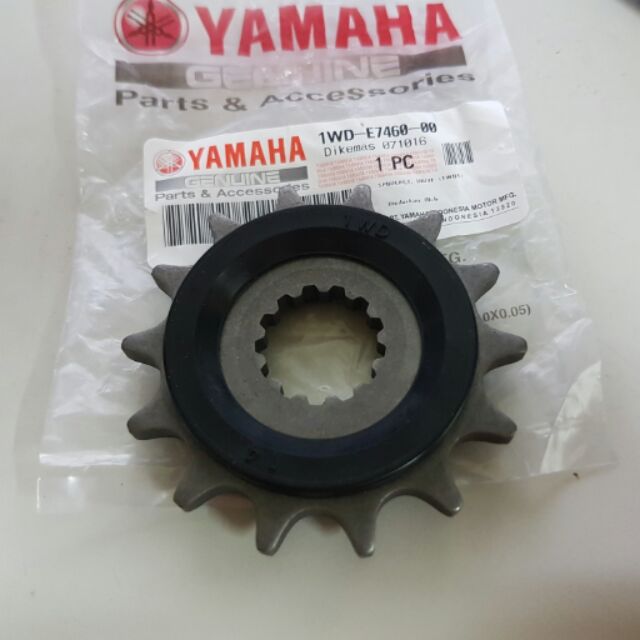 Yzfr3 Yzf R3 R3 Mt 03 03 原廠水貨前齒前齒齒盤14t 14齒1wd E7460 00 蝦皮購物