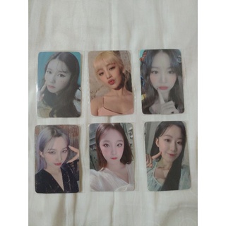 (g)i-dle gidle I burn k4 小卡 特典 薇娟 米妮 穗珍 小娟 雨琦 舒華 蝴蝶珍 綠衣刷