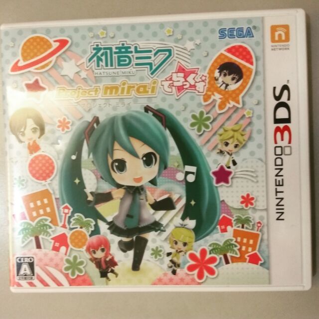 3DS 初音 project mirai 遊戲片：付AR卡